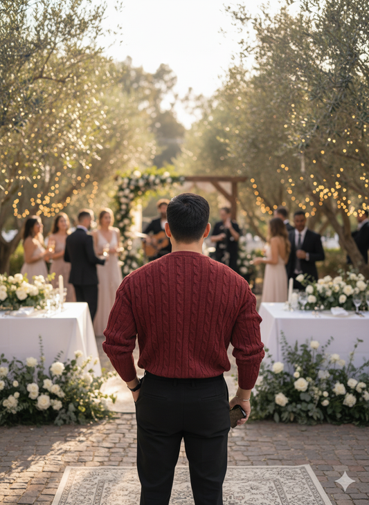 The Venetian Braid Crew - Heavy Knit Sweater | The BEAR cave