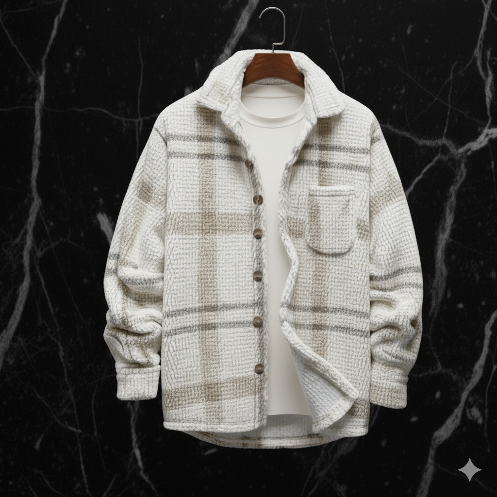 Sherpa Lined Plaid Flannel - Warm Lined Winter Shirt | The BEAR cave