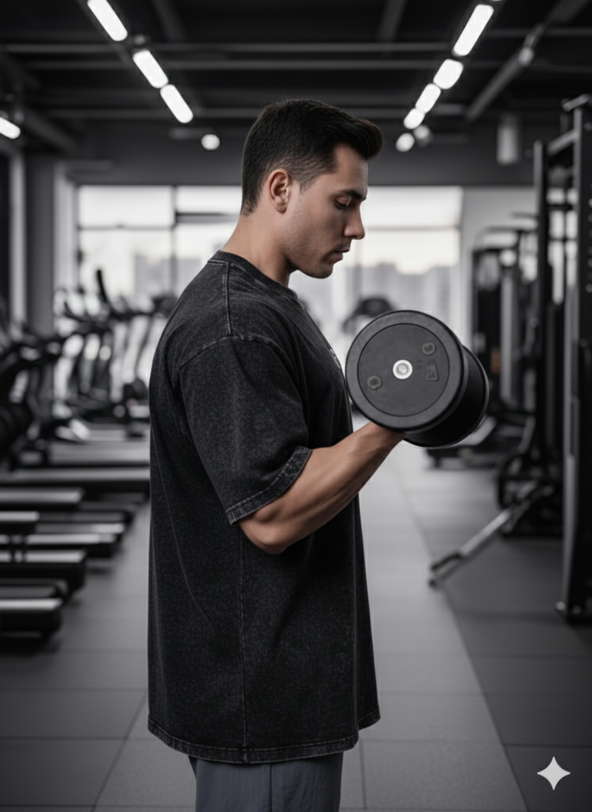 Vanguard x YoungLA Tee - Oversized Gym T-Shirt | The BEAR cave