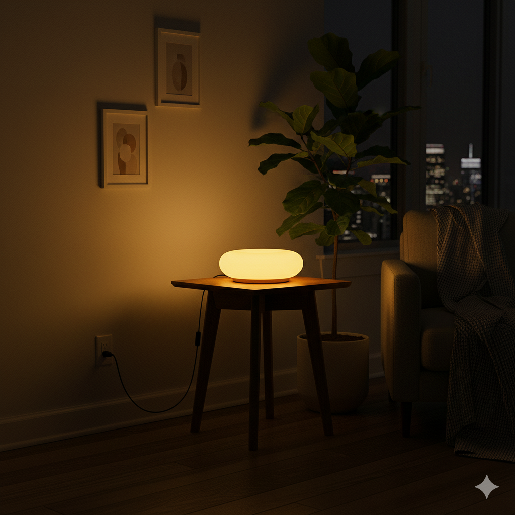 HaloLight Modern Lamp - Ambient Glowing Sphere Light | The BEAR cave