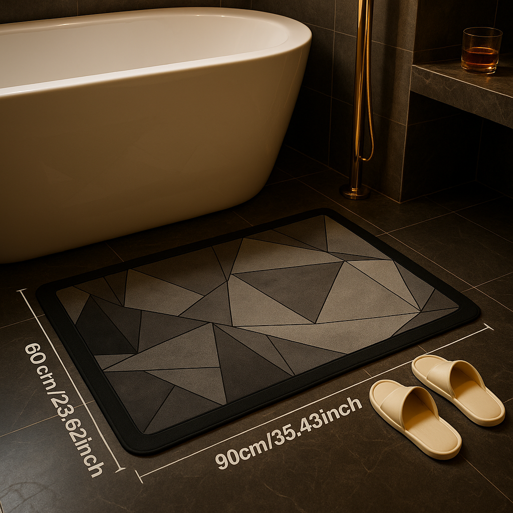 AeroDry Bath Mat - Quick-Dry Absorbent Shower Mat | The BEAR cave