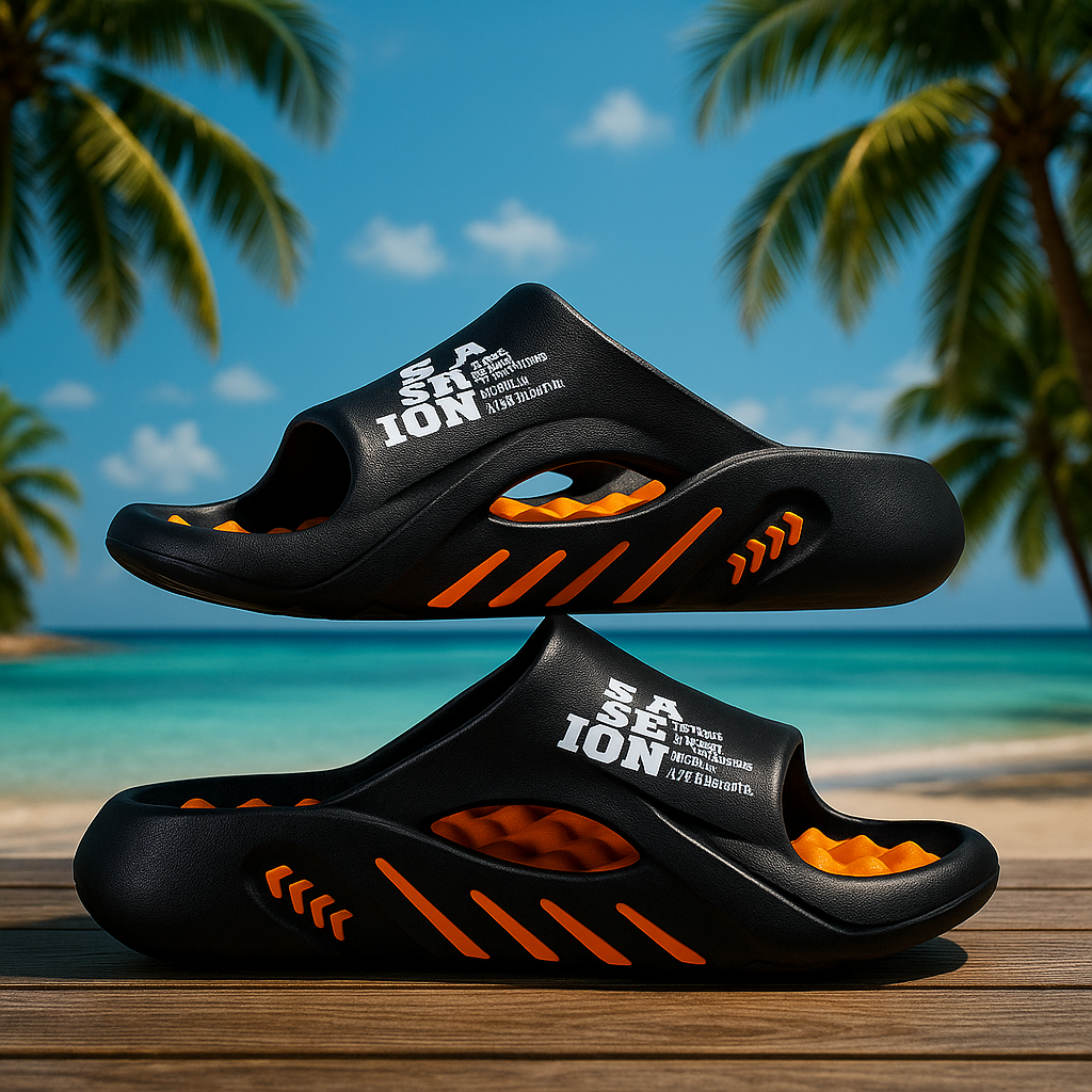 EVA Comfort Slides - Non-Slip Waterproof Shower & Pool Shoes | The BEAR cave